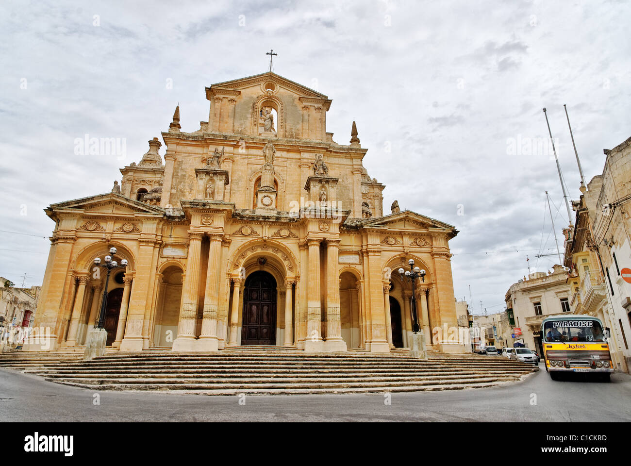 St.Nicolas de Bari Parish Church - Siggiewi, Malte Banque D'Images