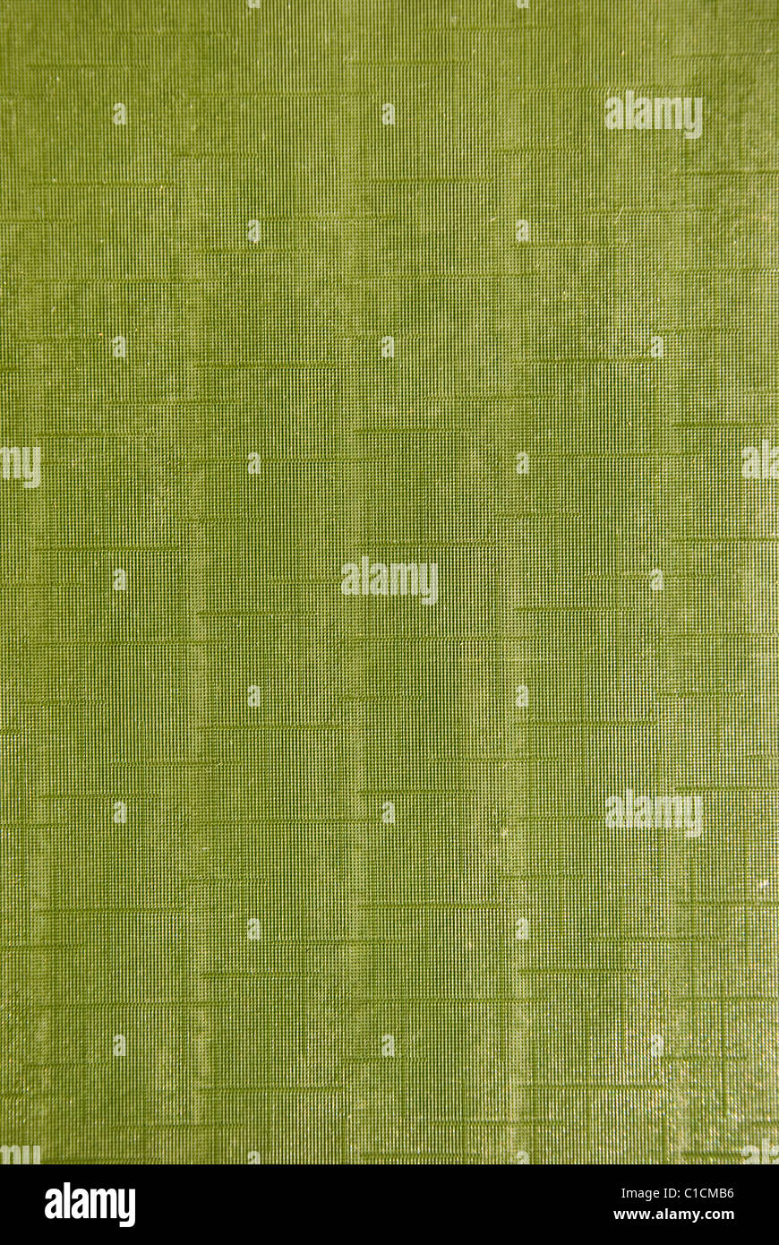 Fond vert d'une vieille couverture de livre Banque D'Images