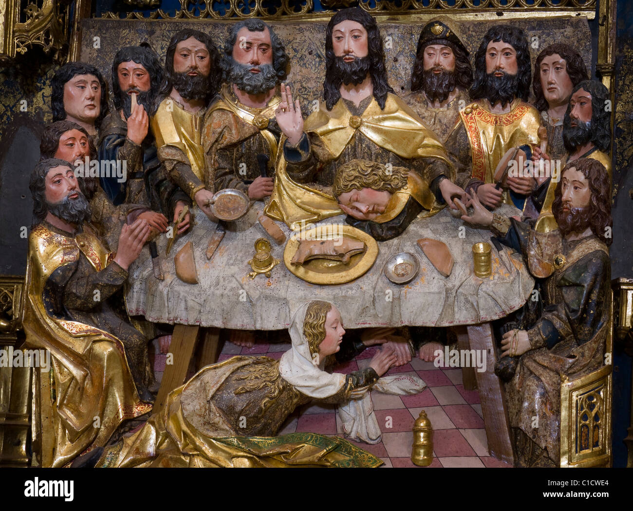 Cartuja de Miraflores (Burgos, Espagne) Banque D'Images