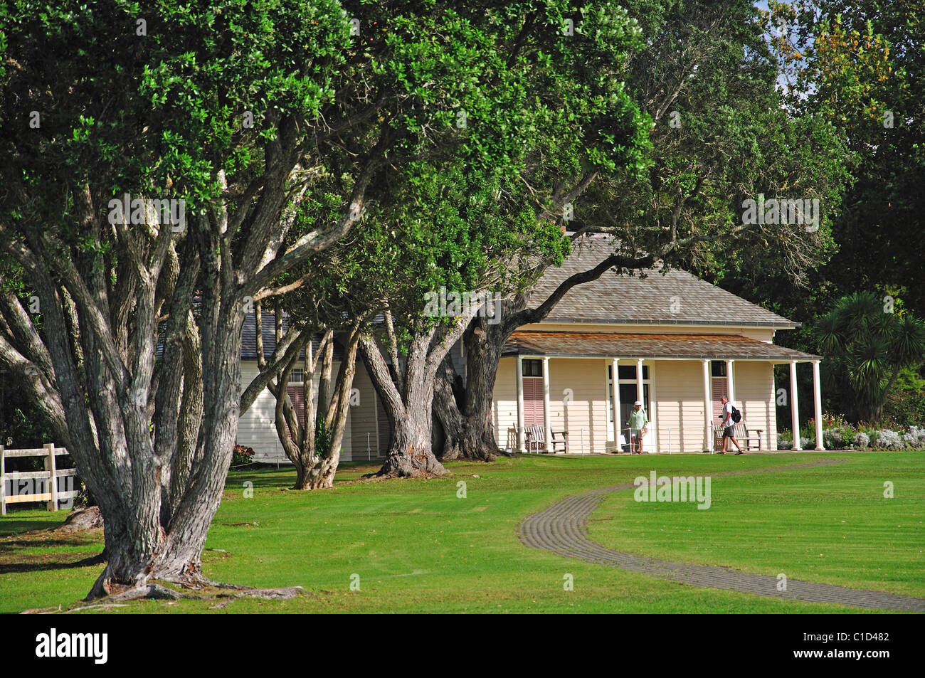 Le Traité, Maison du Traité de Waitangi, Waitangi, Bay of Islands, Northland, North Island, New Zealand Banque D'Images