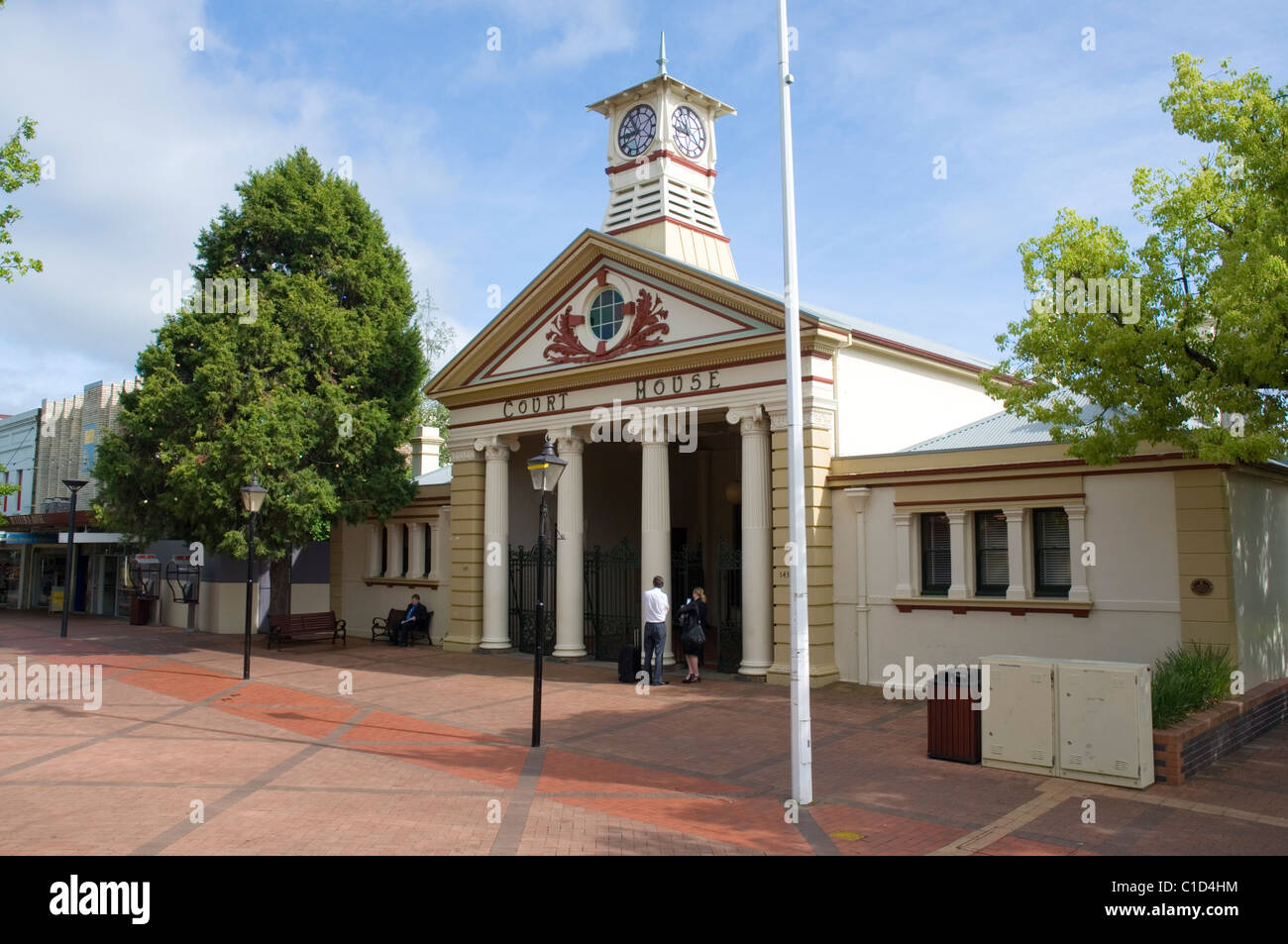 La cour chambre à Armidale en milieu rural New South Wales Australie Banque D'Images