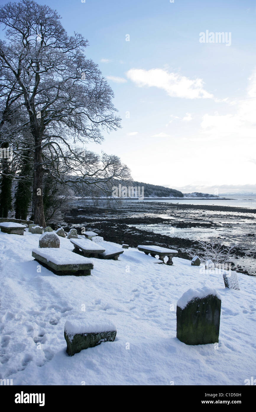 Sainte Brigitte's Kirk Dalgety Bay Fife Banque D'Images