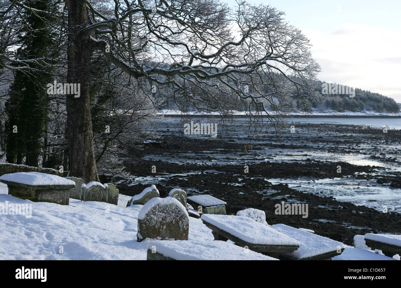 Sainte Brigitte's Kirk Dalgety Bay Fife Banque D'Images