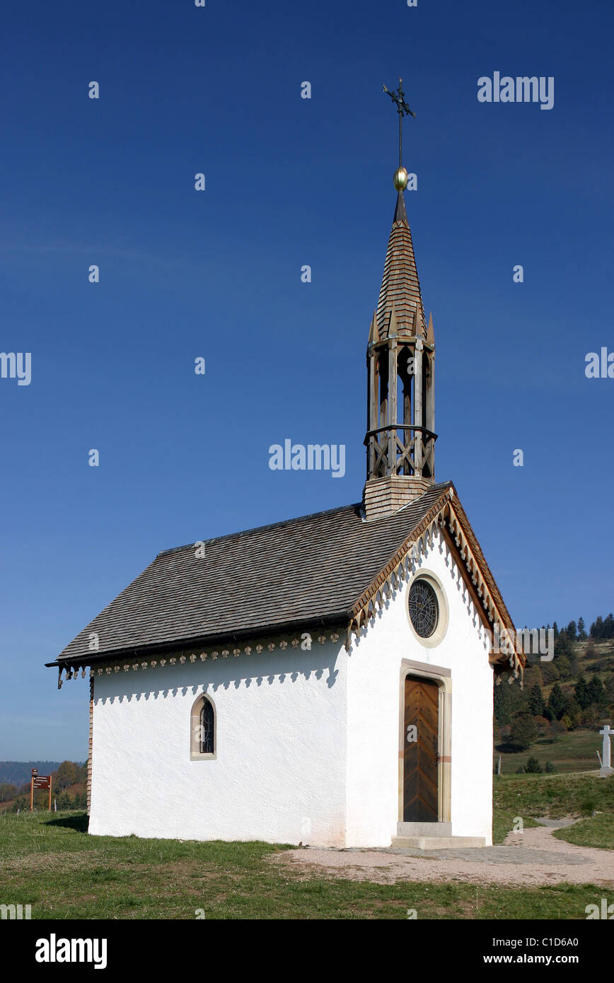 France, Vosges, Ves chapelle à Fresse Moselle hill Banque D'Images
