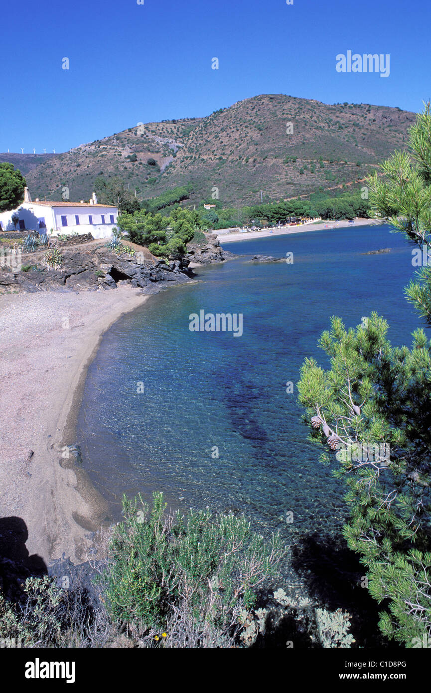 Espagne, Catalogne, Costa Brava, Cala Montjoi, à 7 km de Roses près de restaurant El Bulli Banque D'Images