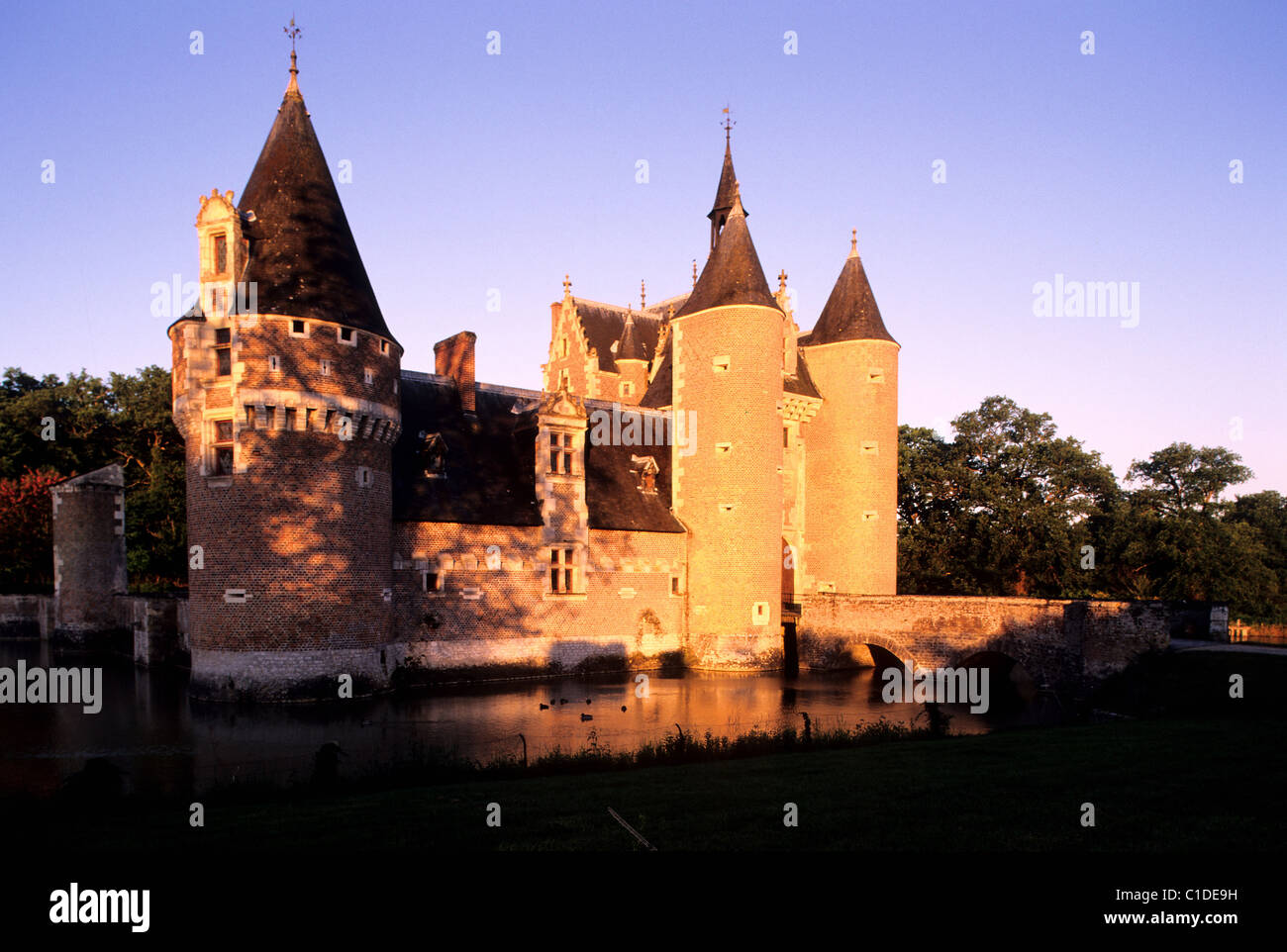 France, Loir et Cher, Sologne, Lassay-sur-Croisne, Chateau du Moulin Banque D'Images