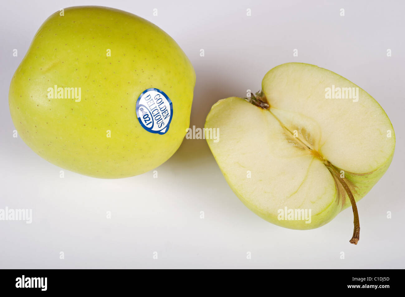 Pommes Golden Delicious Banque D'Images