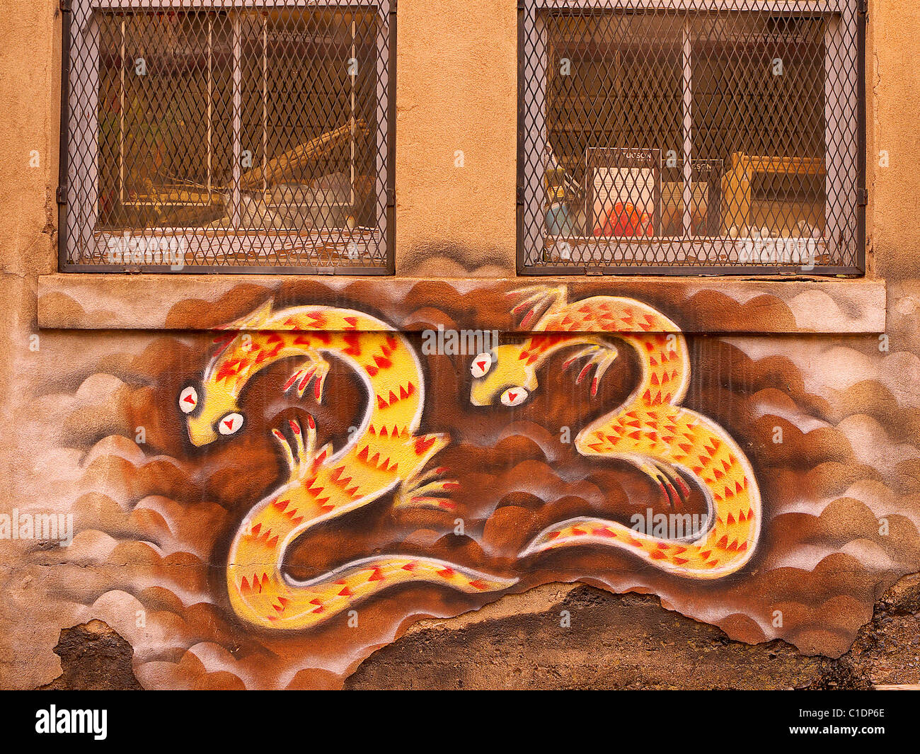 Résumé des portes, des surfaces et textures Banque D'Images