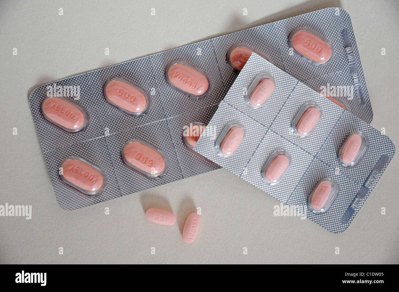 Xeloda Capecitabine comprimés de chimiothérapie Photo Stock Alamy