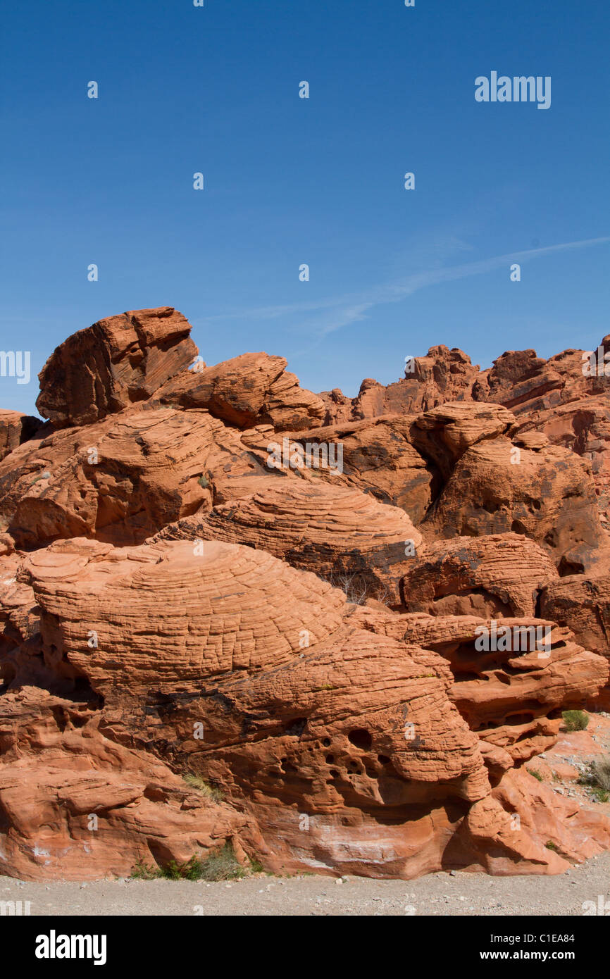 Géologie La formation de red rock nature Banque D'Images