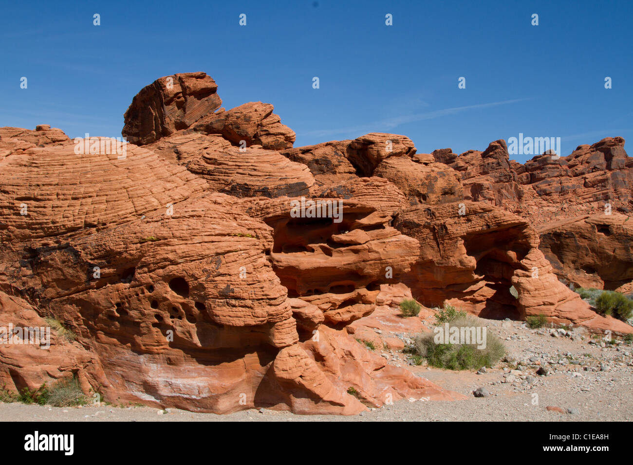 Géologie La formation de red rock nature Banque D'Images
