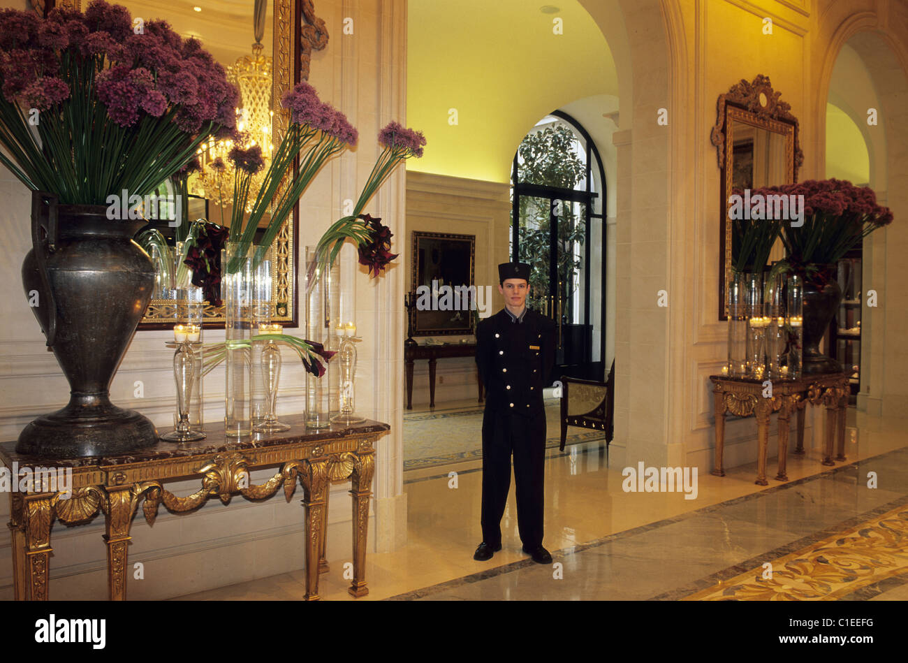 France, Paris, Hôtel George V Banque D'Images