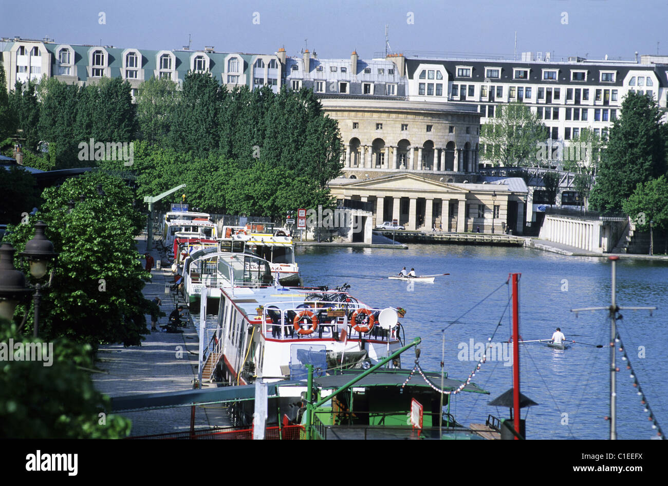 France, Paris, La Villette rotunda Banque D'Images