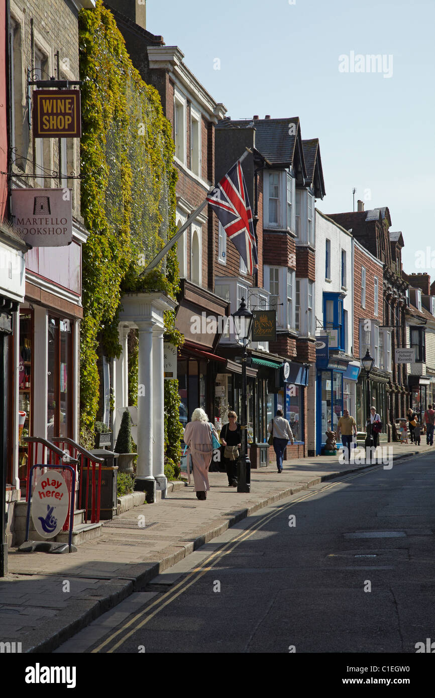 White Vine House, High Street, Rye, East Sussex, Angleterre, Royaume-Uni Banque D'Images