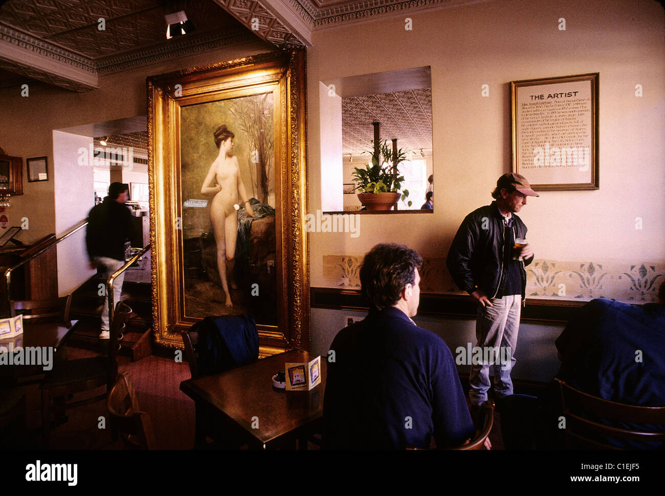 L'Australie, Victoria, Melbourne, jeunes et Jackson bar Banque D'Images