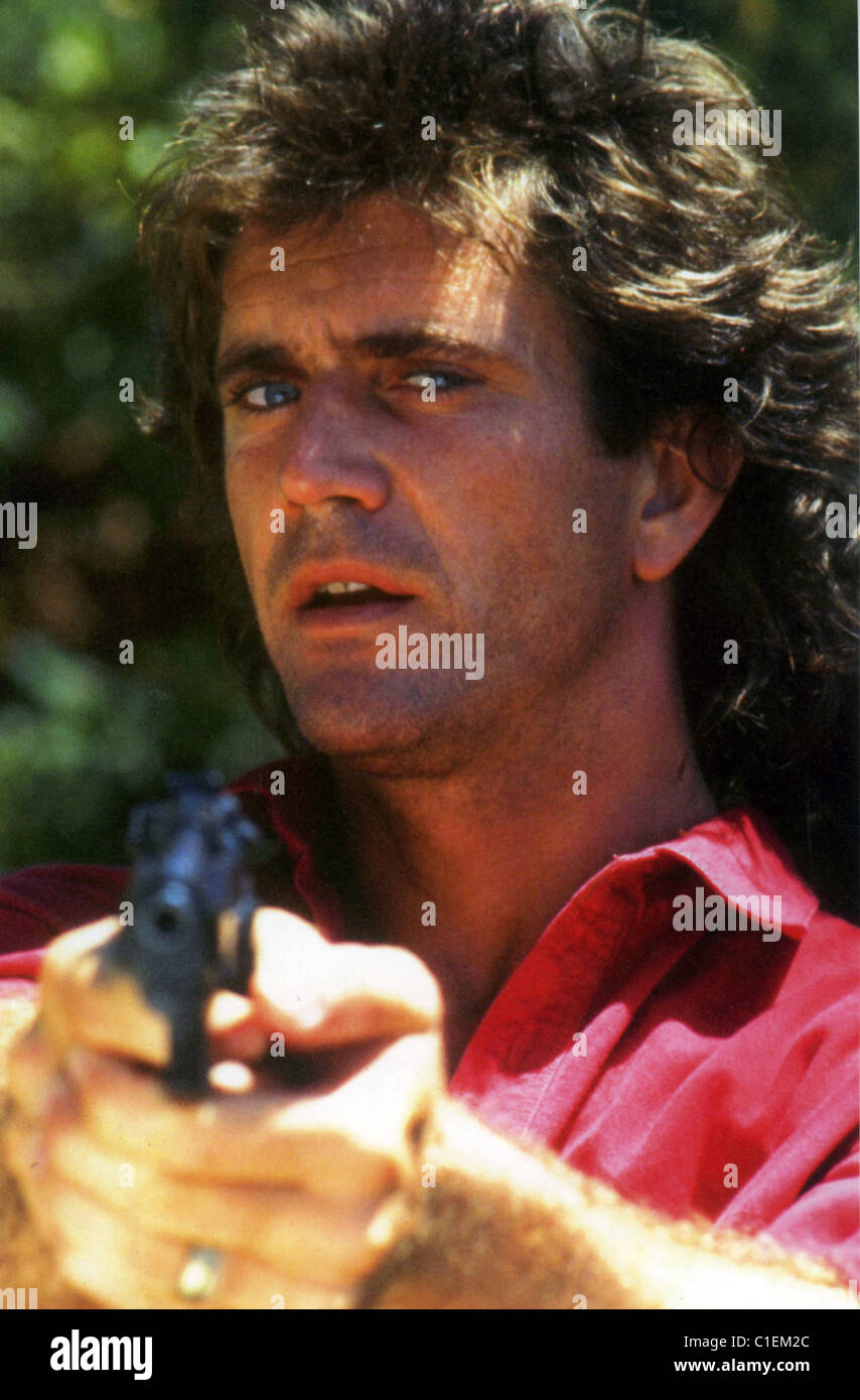 L'arme fatale 1987 Warner Brothers film avec Mel Gibson Banque D'Images