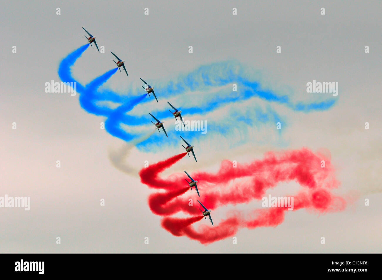Patrouille de France Banque D'Images