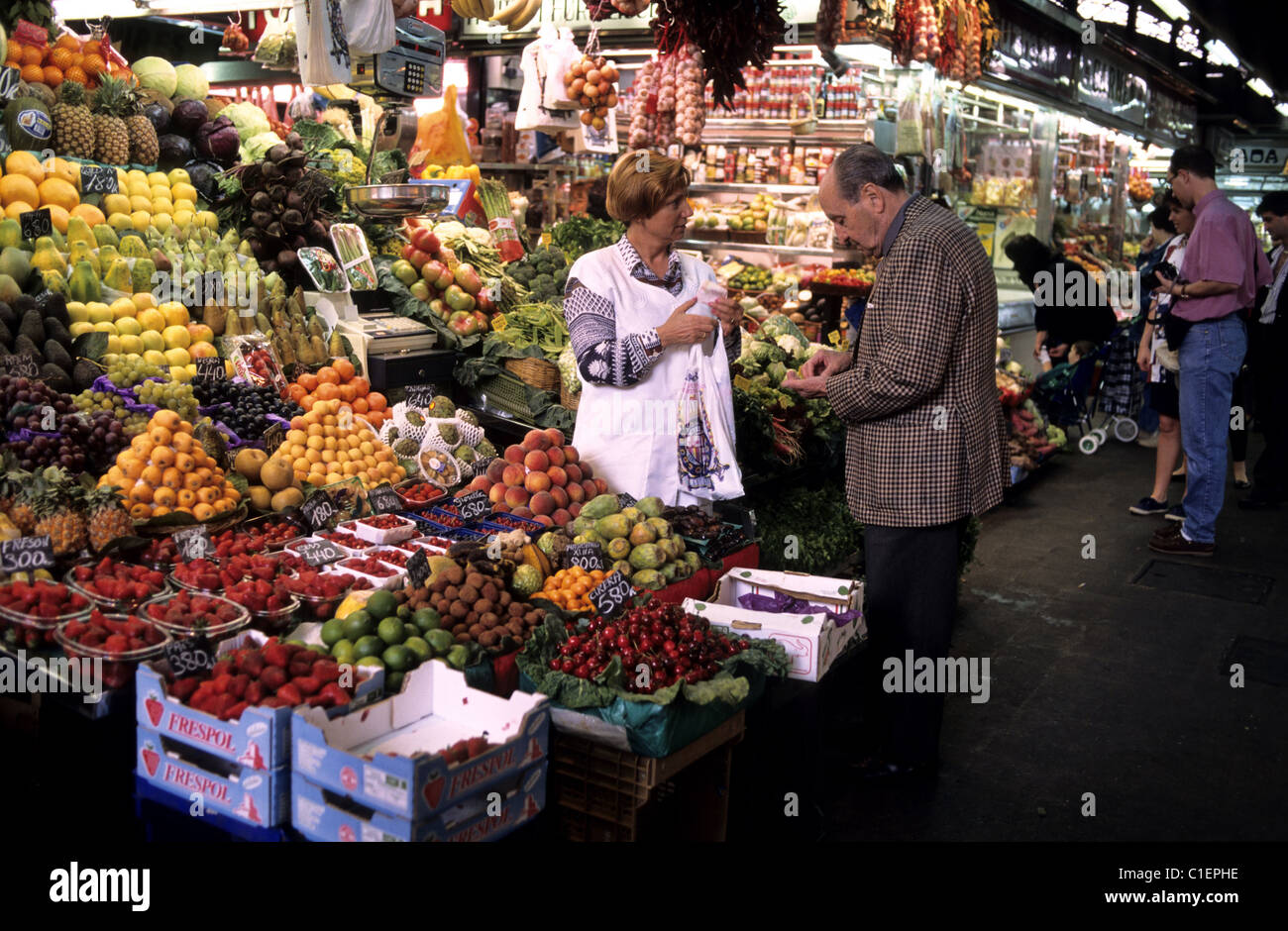 Espagne, Catalogne, Barcelone, marché Banque D'Images