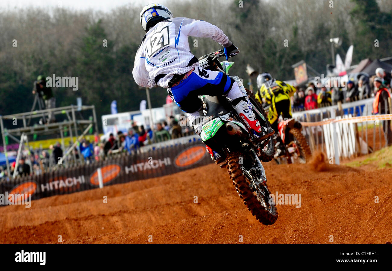 Bryan Mackenzie - Maxxis British Motocross 2011 Banque D'Images