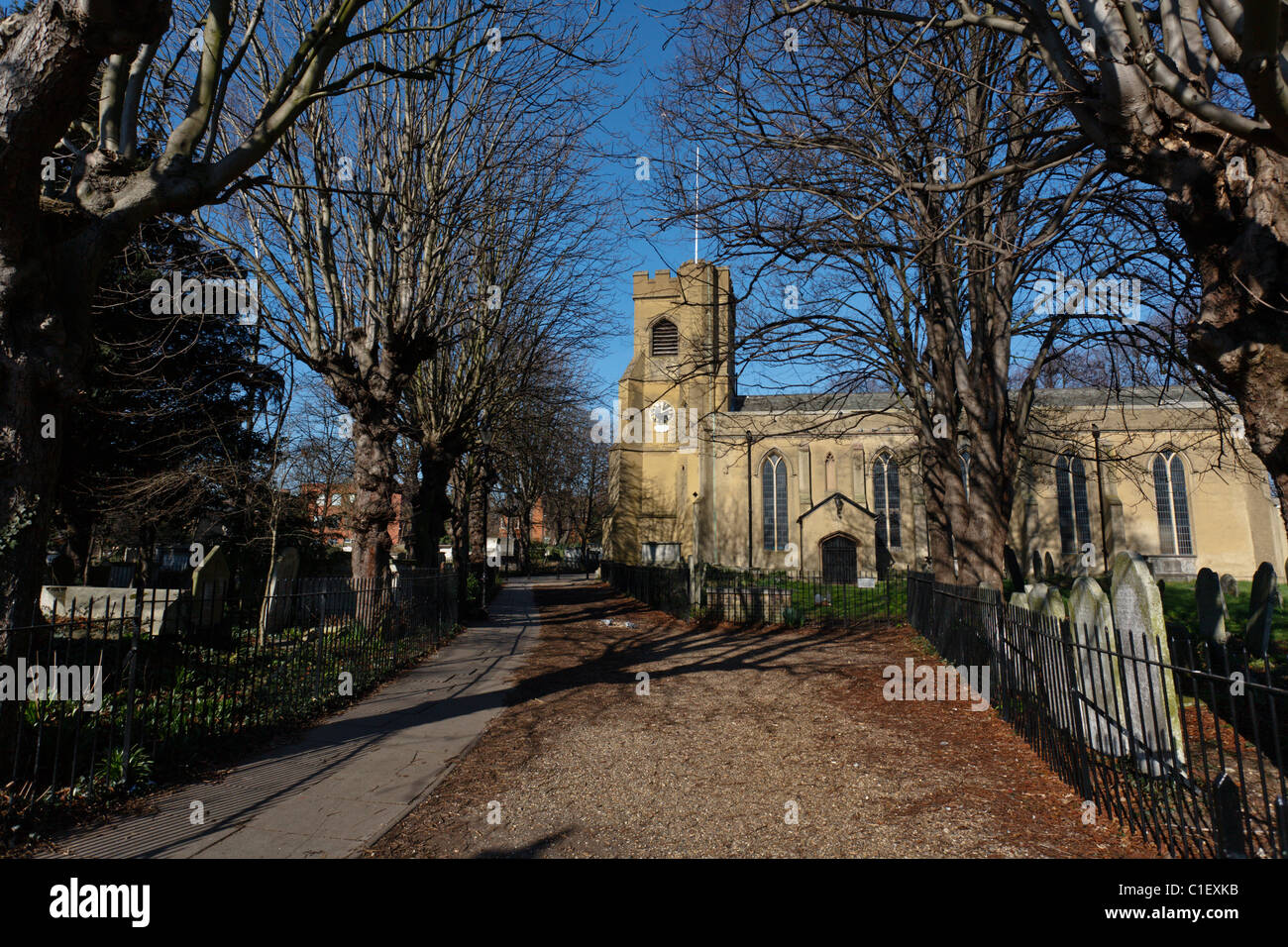 L'église St Mary Walthamstow East London Banque D'Images