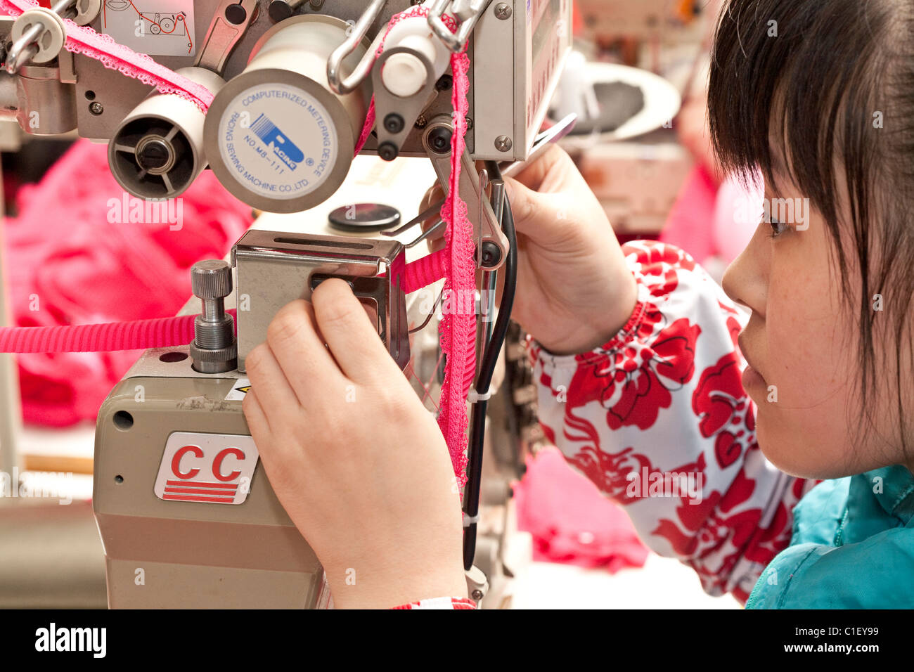 Chine Garment Factory Banque D'Images