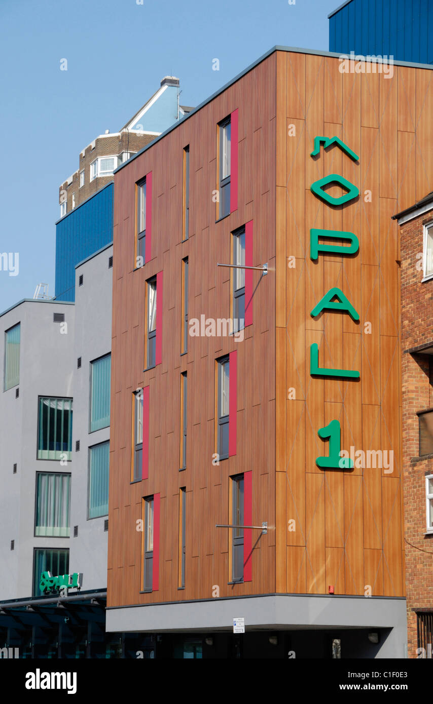Opal 1 student accommodation in Wyatt Court, Hoxton, Londres, Angleterre Banque D'Images