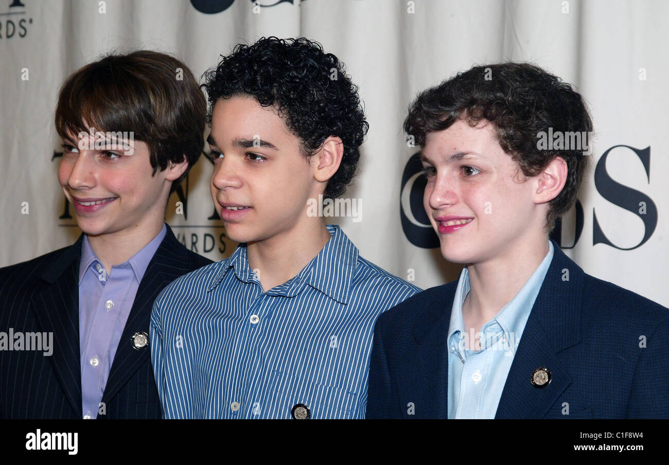 Kiril Kilish, David Alvarez et Trent Kowalik Les Tony Awards 2009 Découvrez les nominés' Press réception tenue à la millénaire Banque D'Images