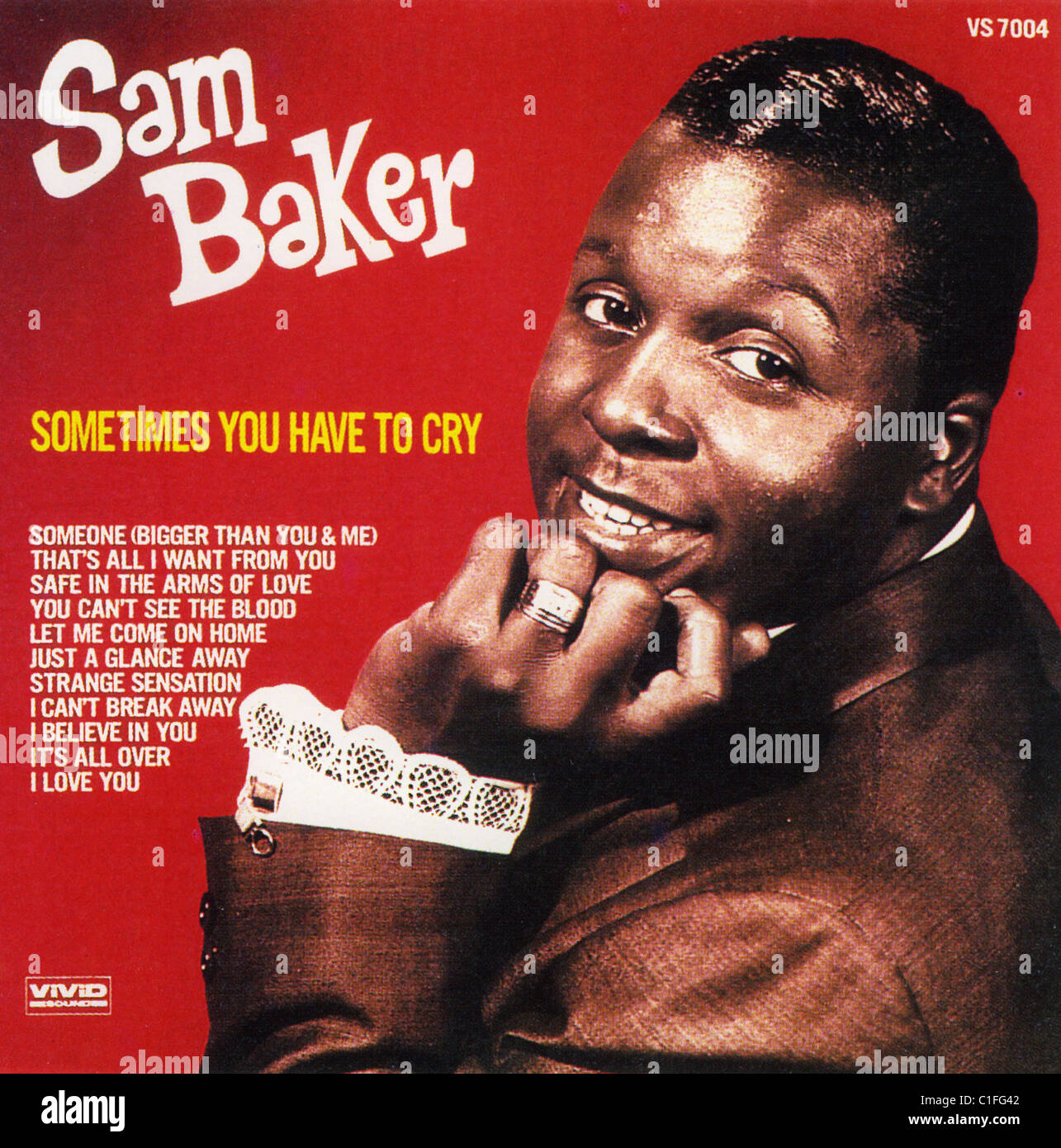 SAM BAKER musicien Soul US Banque D'Images