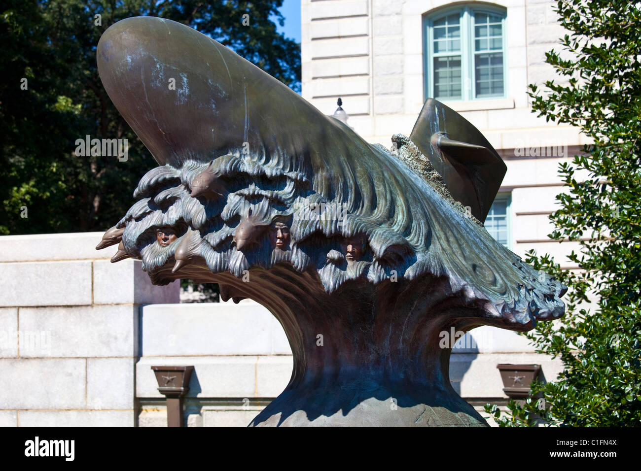 Monument à l'Sumbarine FORCE, US Naval Academy, Annapolis, Maryland Banque D'Images