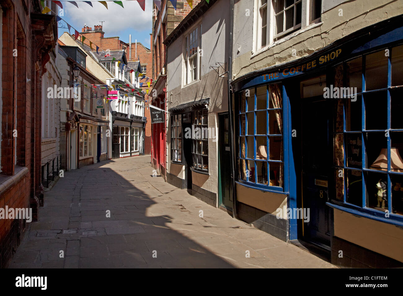 Ruelles de Whitby, North Yorkshire, England, United Kingdom Banque D'Images