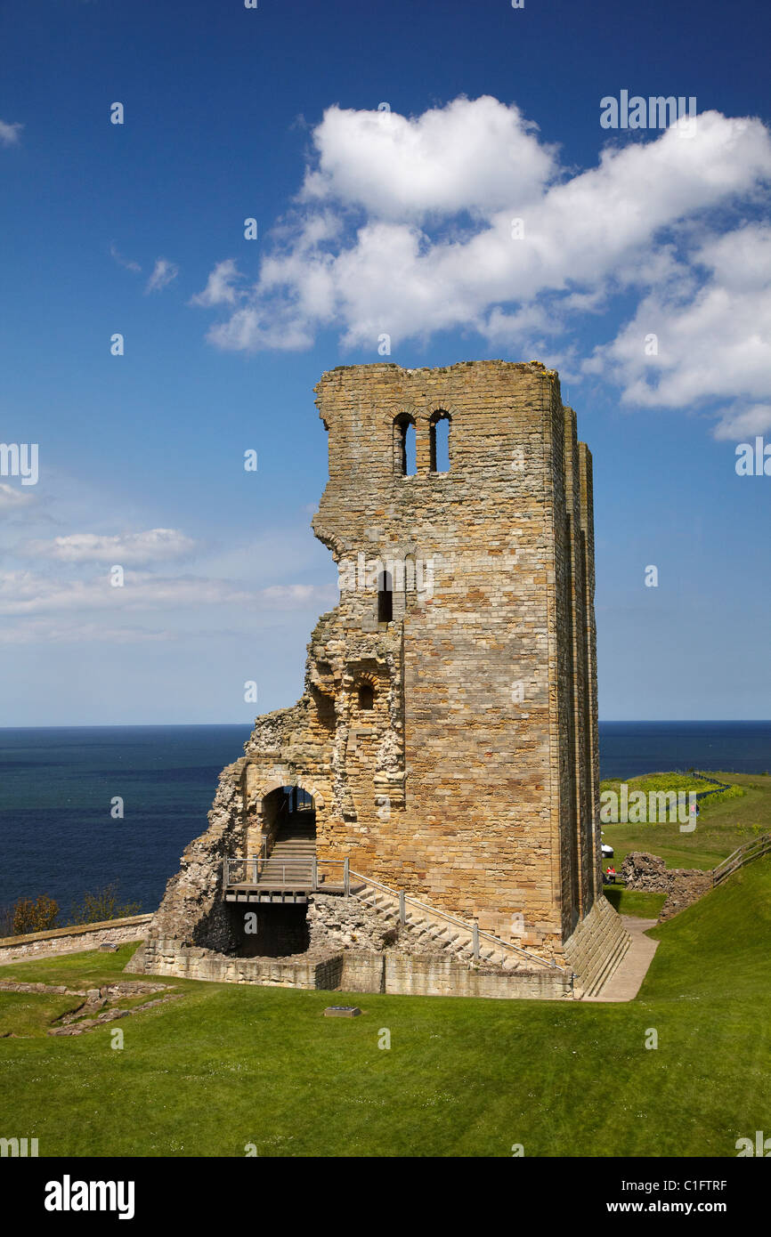 Le Château de Scarborough, Scarborough, North Yorkshire, England, United Kingdom Banque D'Images