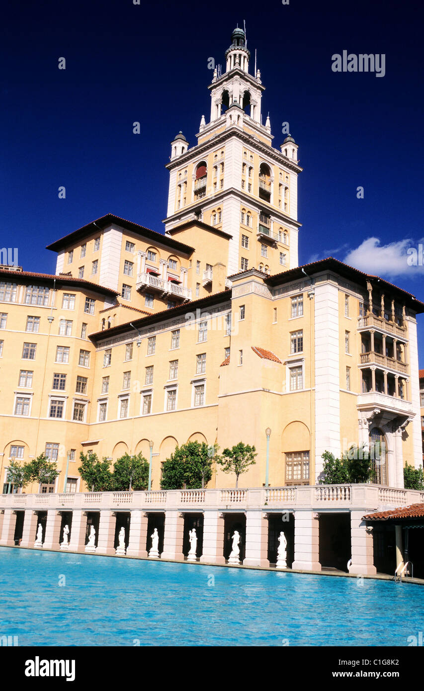 États-unis, Floride, Miami, Coral Gables Biltmore Hotel Banque D'Images