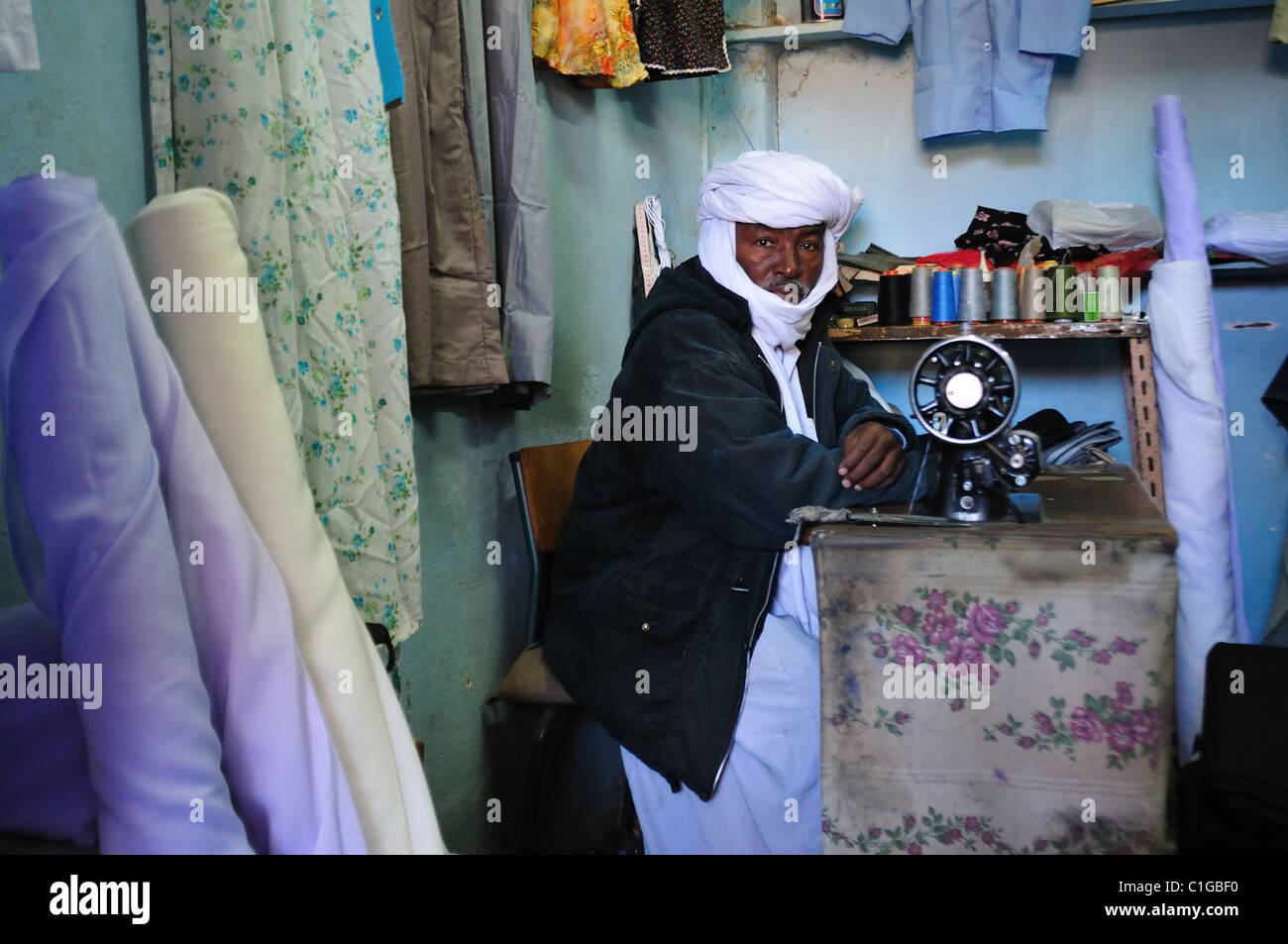 Cutter à Tamanrasset Banque D'Images