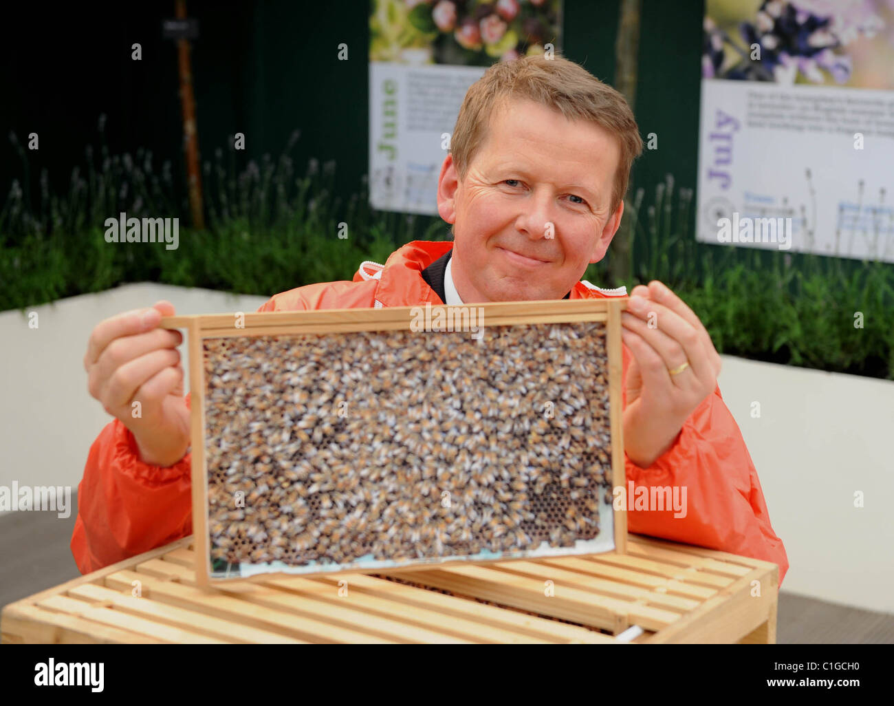 Bill Turnbull Chelsea Flower Show 2009- presse et VIP jour aperçu Londres, Angleterre - 18.05.09 Banque D'Images