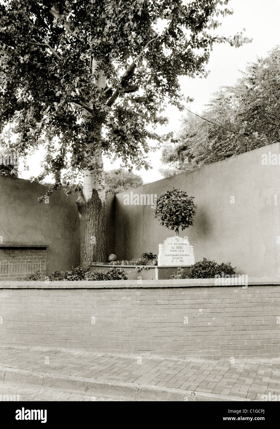 La photographie documentaire - Route tombe d'Ali Baba dans Sultanahmet à Istanbul en Turquie Moyen-Orient Asie. Historique Historique L'immobilité Banque D'Images