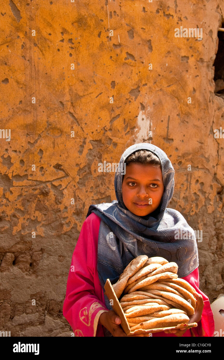 Les filles égyptiennes, Luxor Banque D'Images