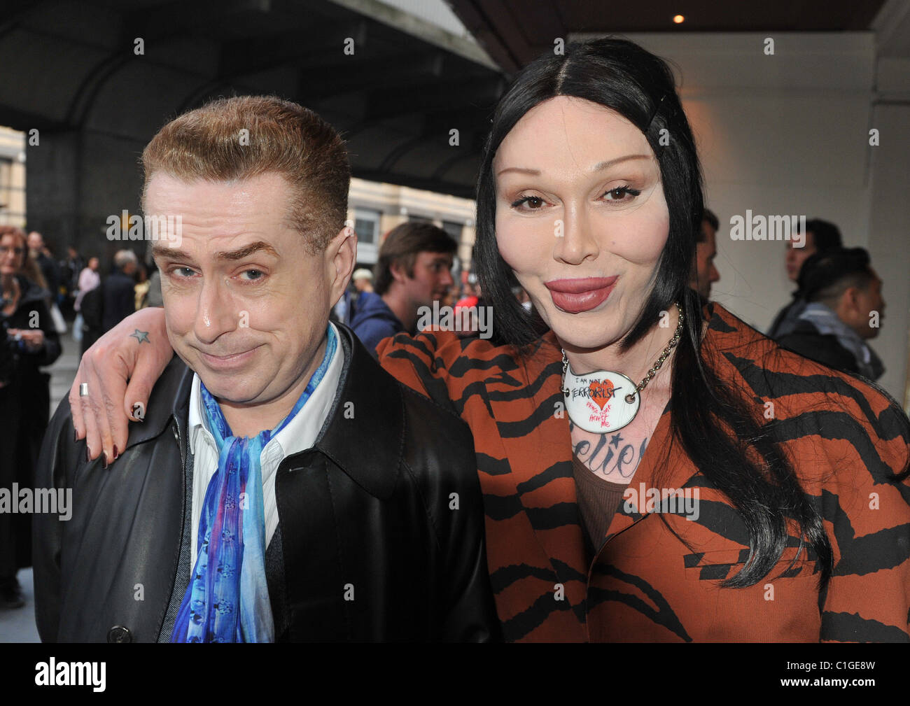 Holly Johnson et Pete Burns Antony and the Johnsons en concert à l'Hammersmith Apollo de Londres, Angleterre - 27.05.09 Banque D'Images