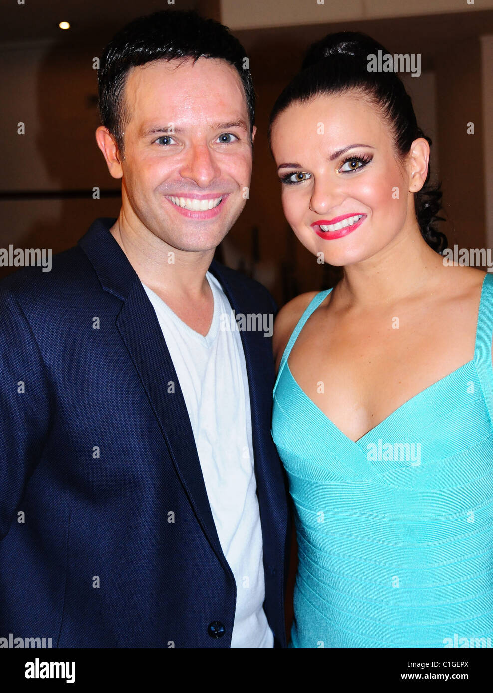 Darren Bennett et Lilia Kopylova assister à la fièvre latine communiqué de nuit au Peacock Theatre London, England - 27.05.09 Banque D'Images