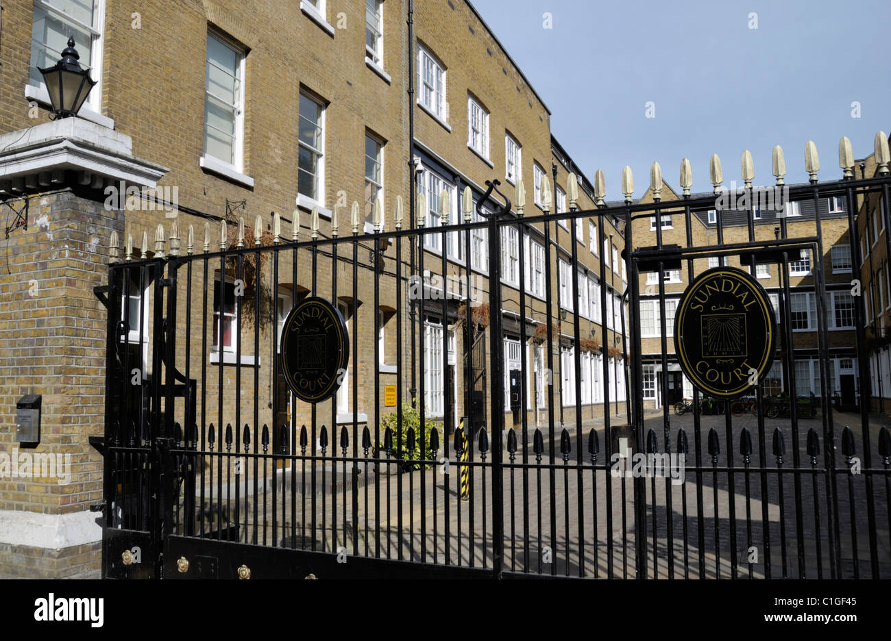 Sundial Court student accommodation in Chiswell Street, Londres, Angleterre Banque D'Images