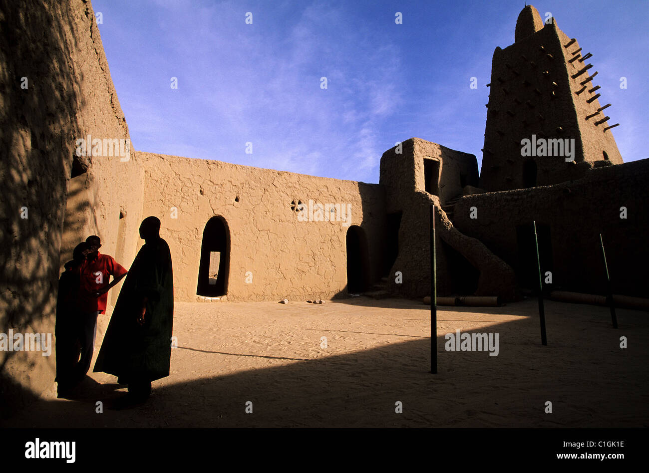 Mali, Tombouctou, la mosquée Djingareyber Banque D'Images