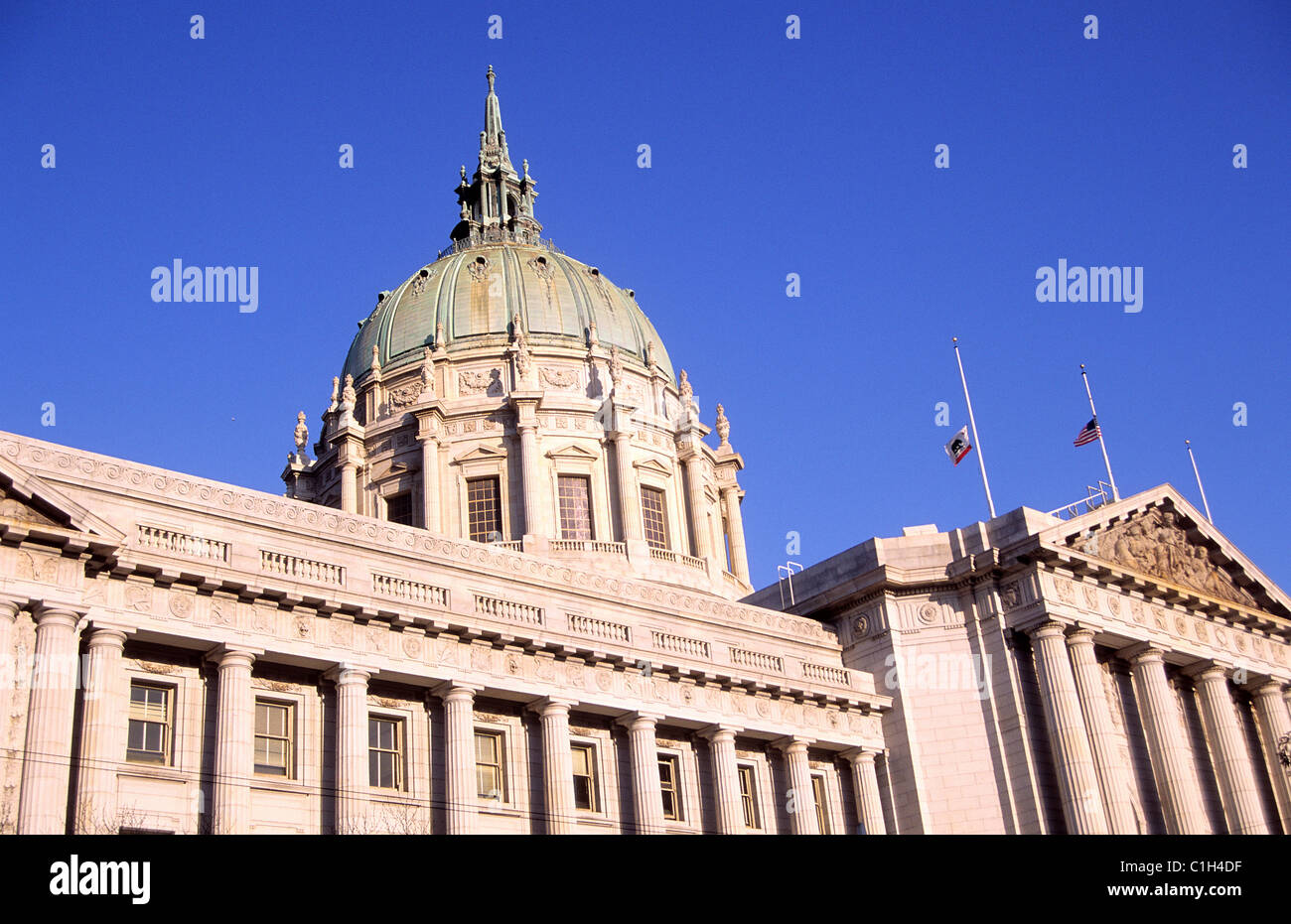 États-unis, Californie, San Francisco L'hôtel de ville Banque D'Images