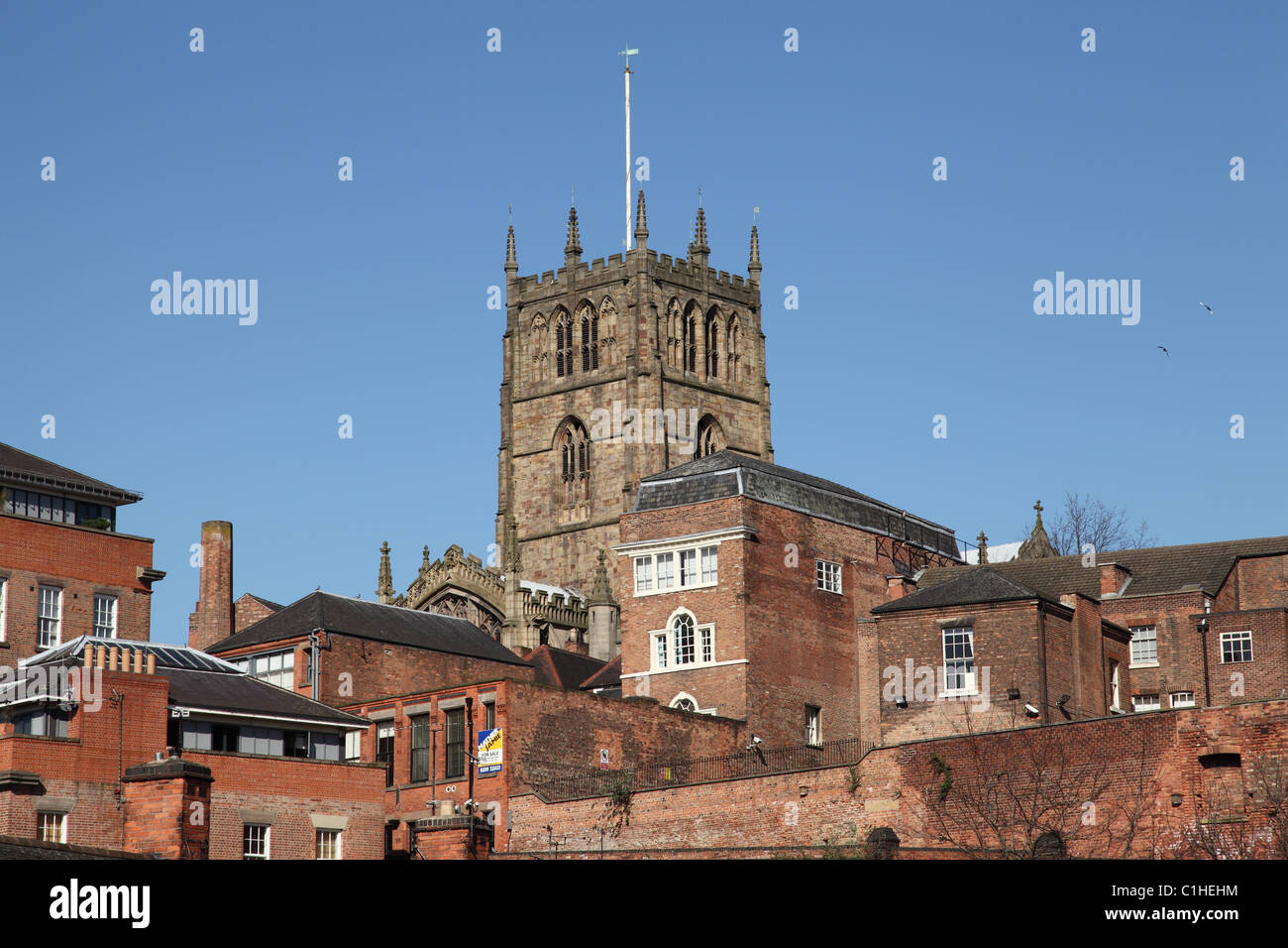 Le marché de la Dentelle, Nottingham, Angleterre, Royaume-Uni Banque D'Images