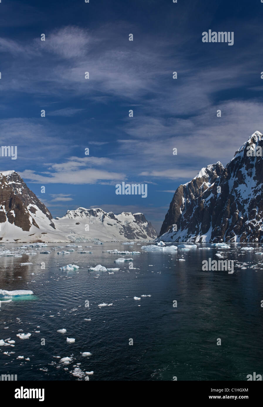 Canal Lemaire, Péninsule Antarctique Banque D'Images