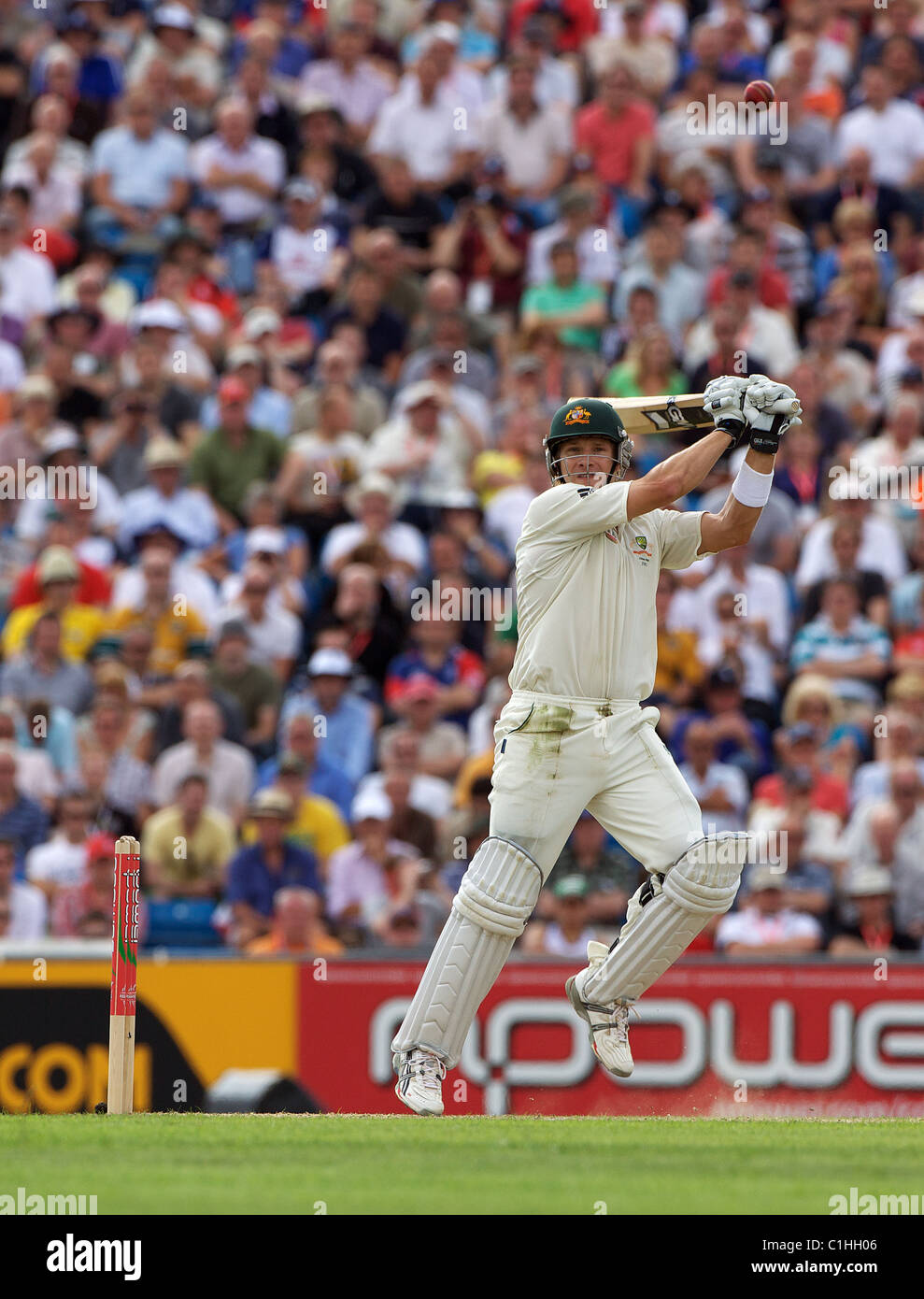 Shane Watson batting pendant l'Angleterre V Australie Cendres quatrième test match à Leeds, Angleterre. Banque D'Images