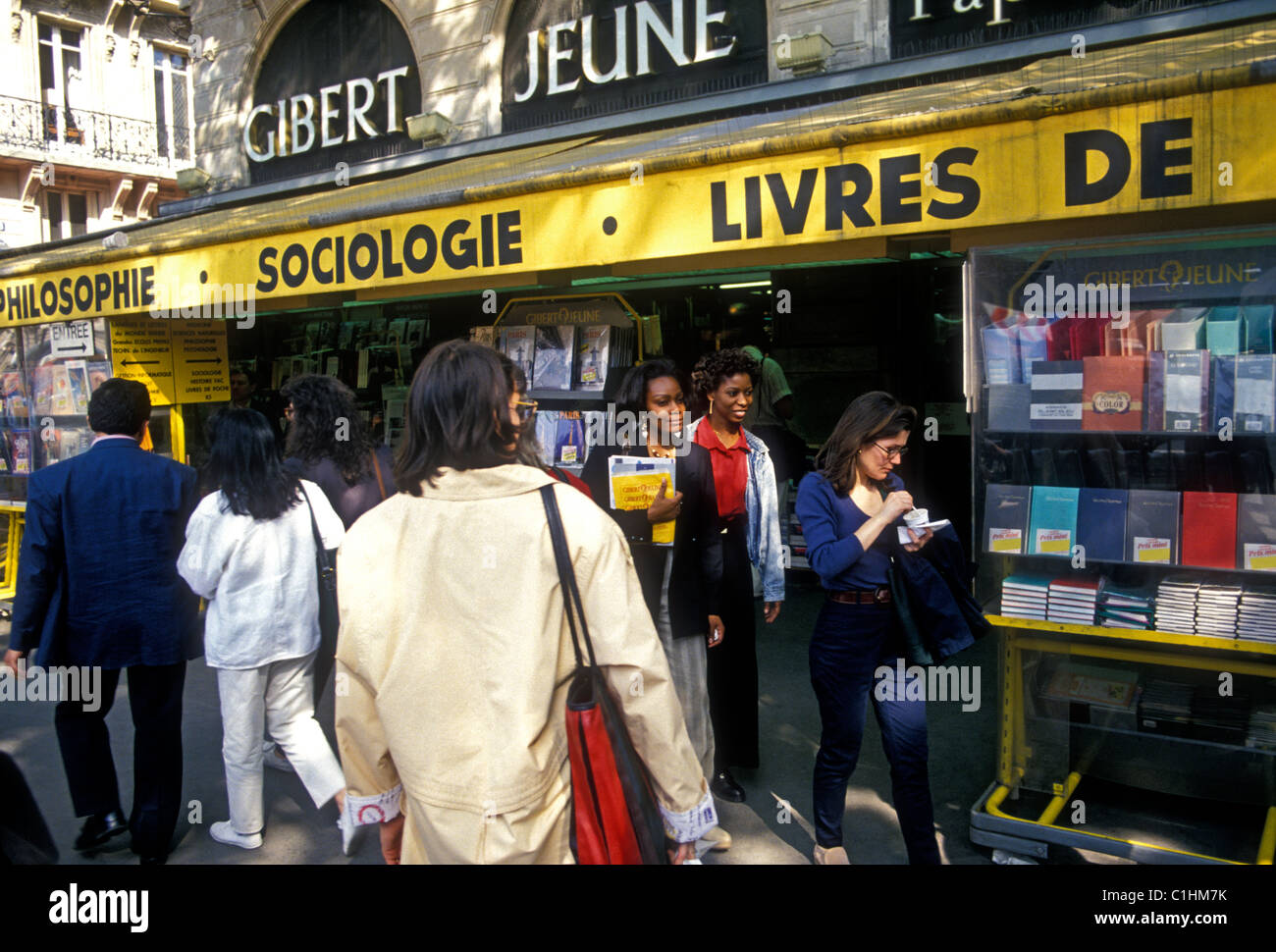 Français, boutiques, librairie Gibert Joseph, book dealer, Boulevard