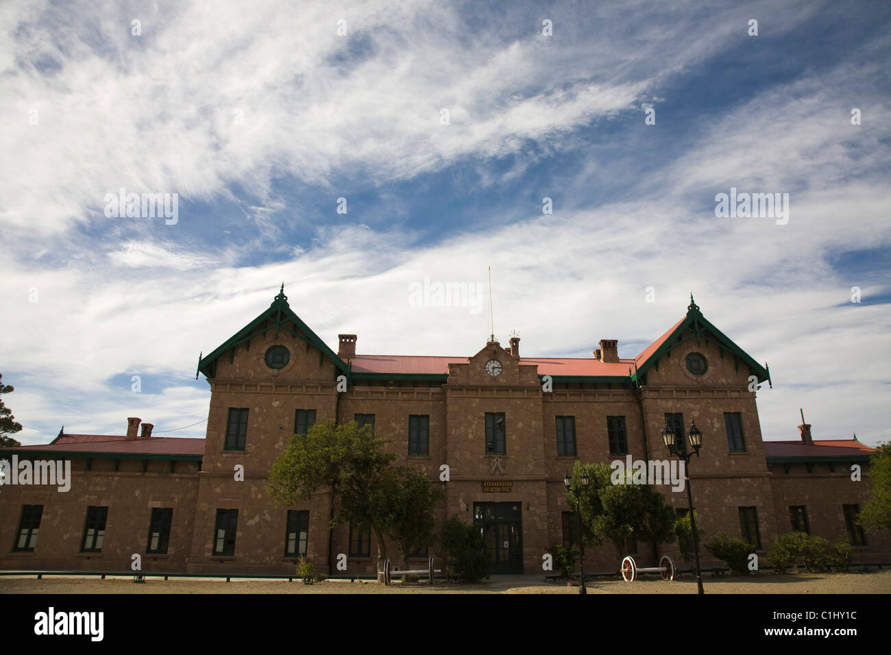 Ancienne gare, puerto deseado Banque D'Images