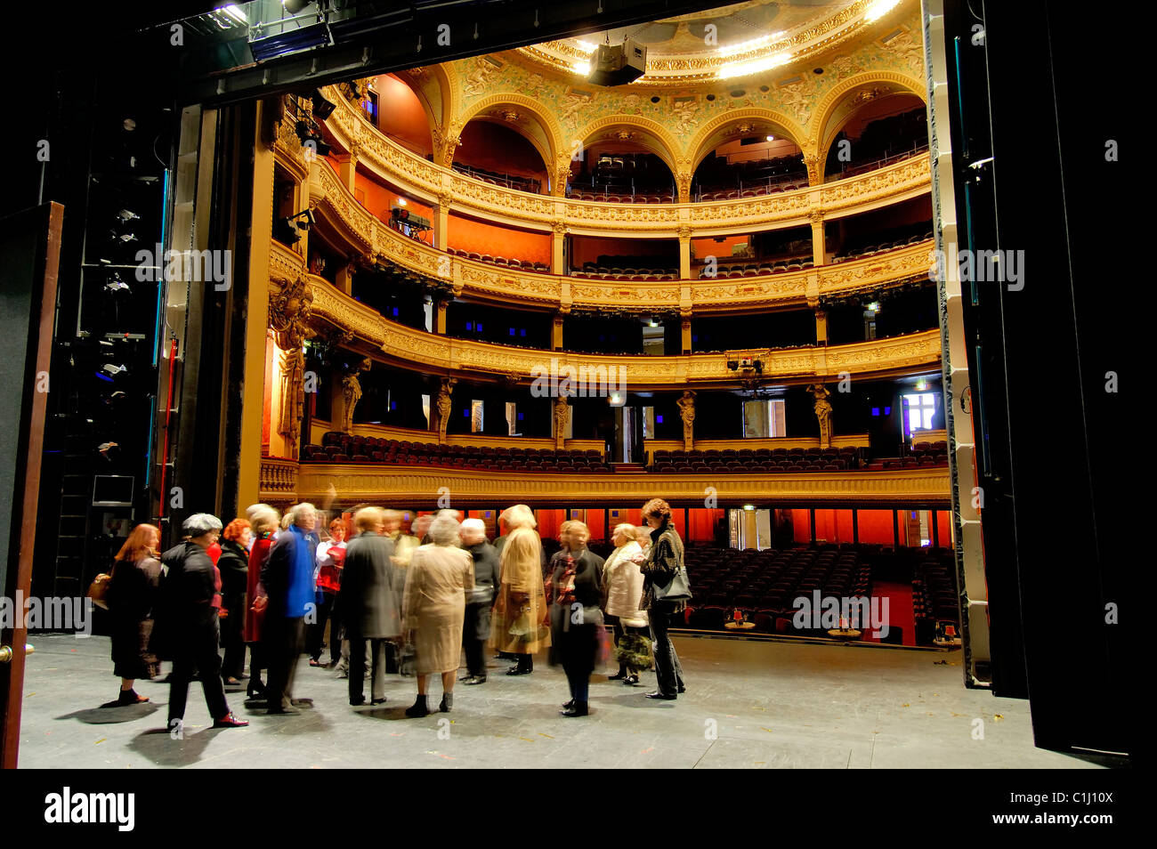 France, Paris, visite de l'Opera de wings Banque D'Images