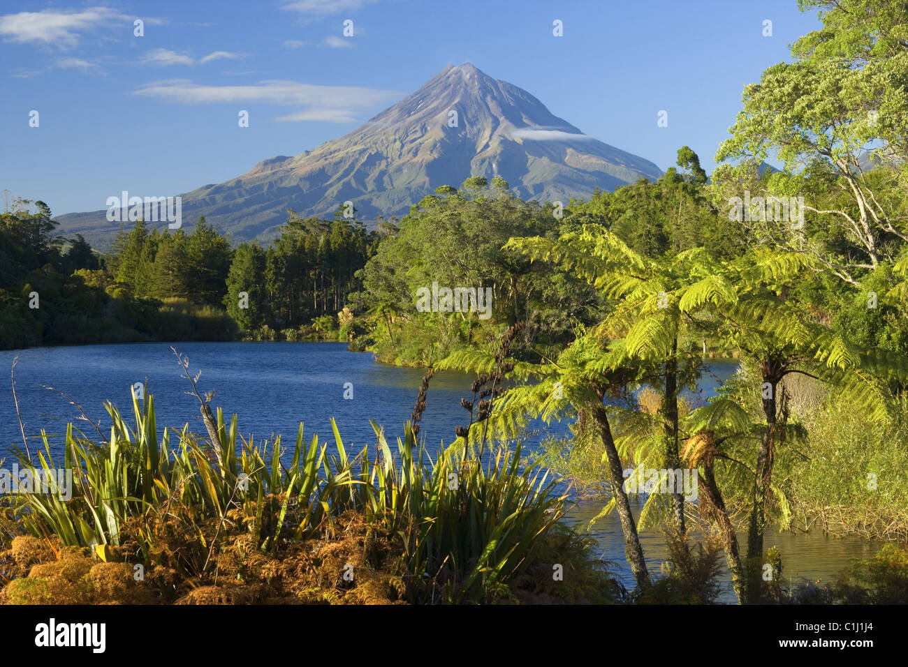 Mont Egmont, Nouvelle-Zélande Banque D'Images