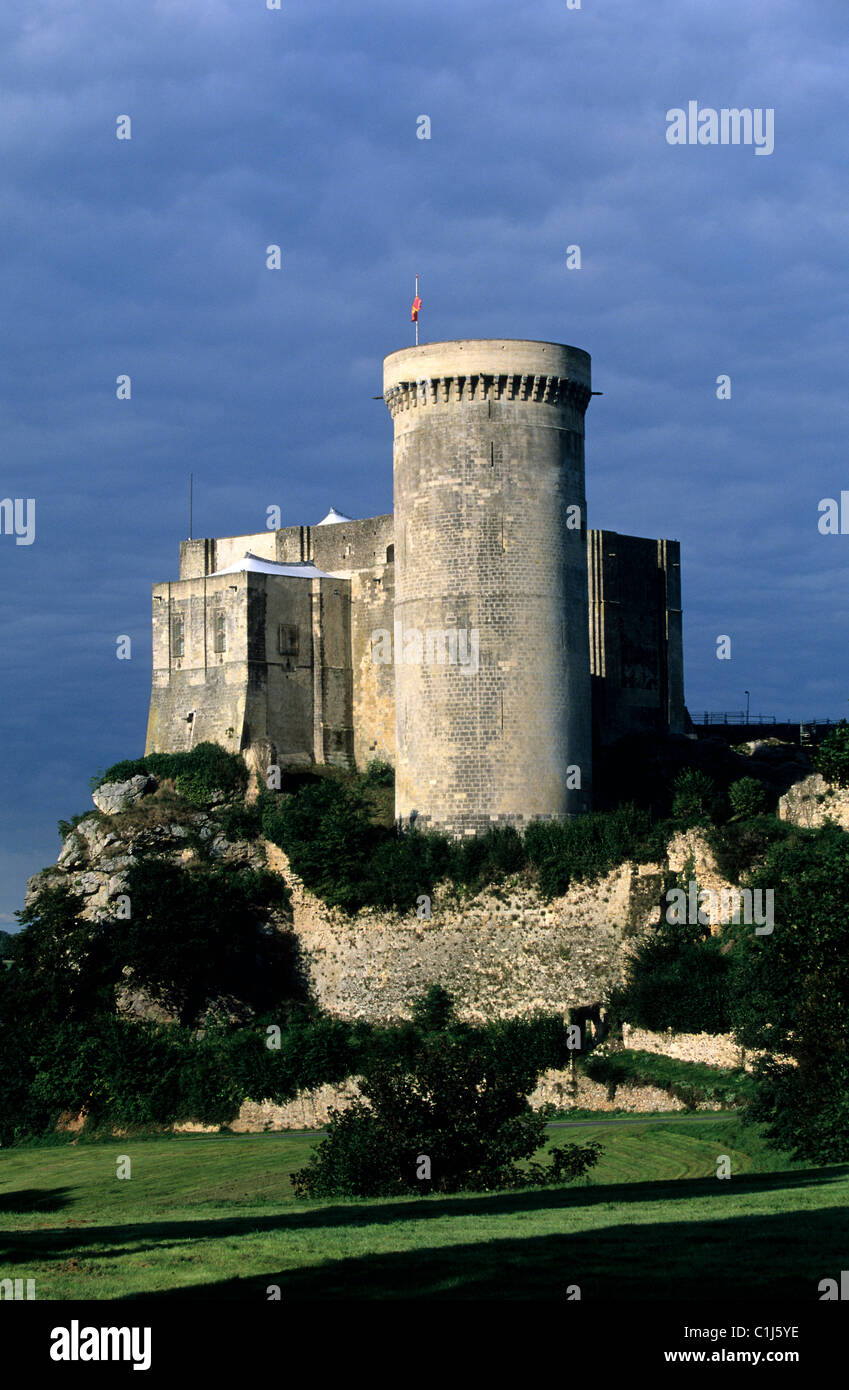 France, Calvados, Falaise, château construit à l'époque de Guillaume le Conquérant Banque D'Images