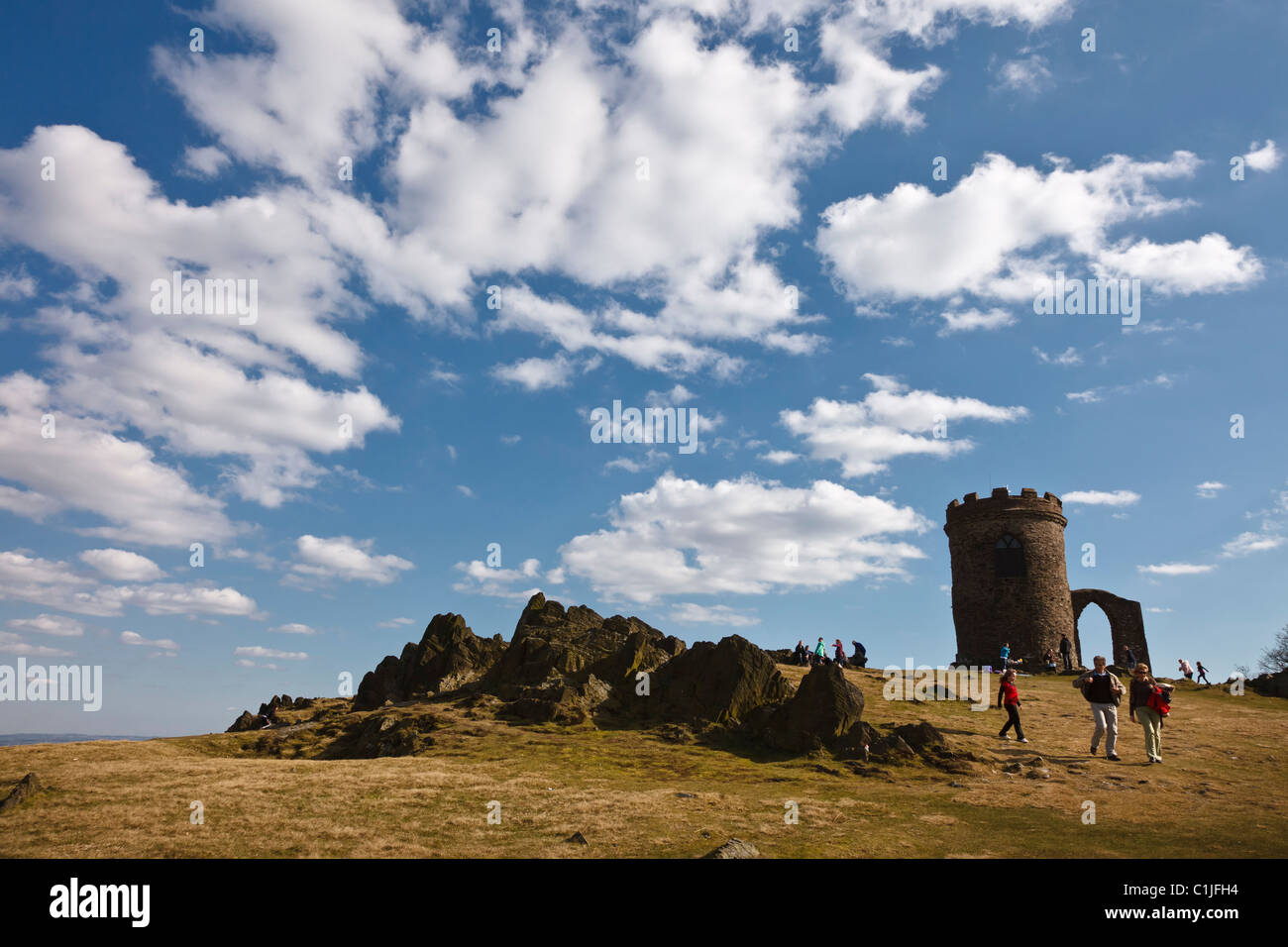 Le vieux John Tower, Bradgate Park, Leicester, Leicestershire Banque D'Images